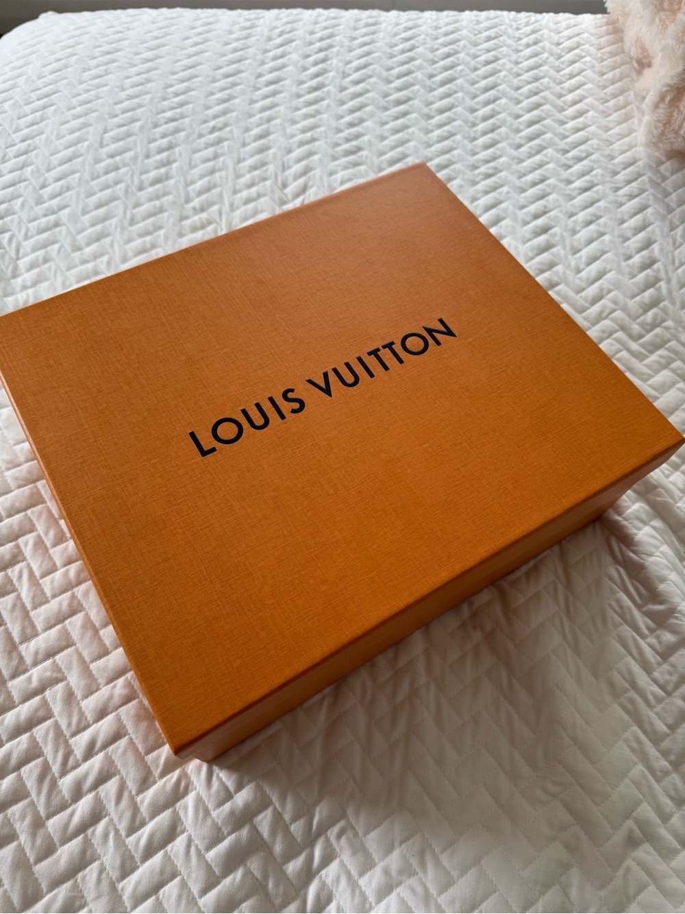 Louis Vuitton Authentic EMPTY Storage Gift Box with Ribbon
